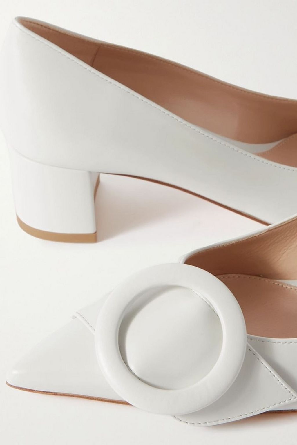 GIANVITO ROSSI Point-toe leather pumps