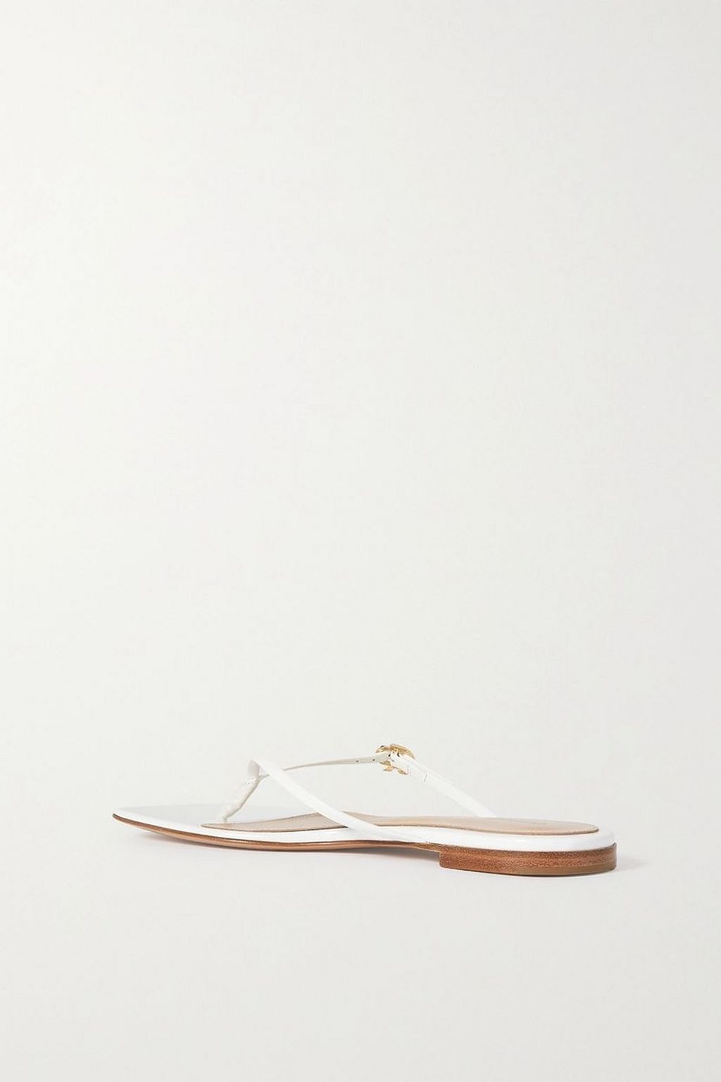 GIANVITO ROSSI Glossed-leather sandals