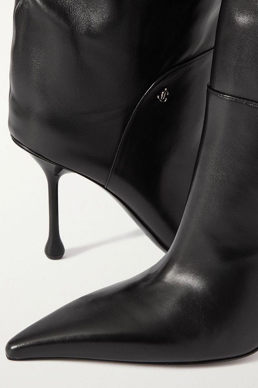 JIMMY CHOO Cycas 95 leather over-the-knee boots