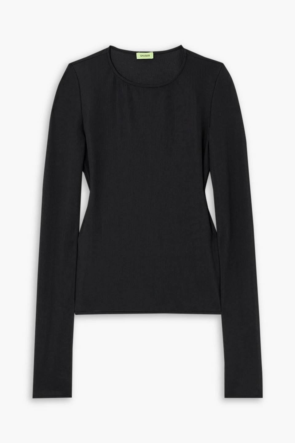 Gauge81 Marsa Stretch-jersey Top In Black