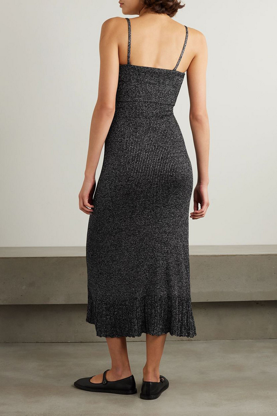 PROENZA SCHOULER LORENIA METALLIC LAMÉ MAXI DRESS