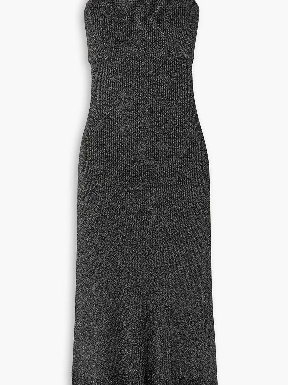 lorenia metallic lamé maxi dress