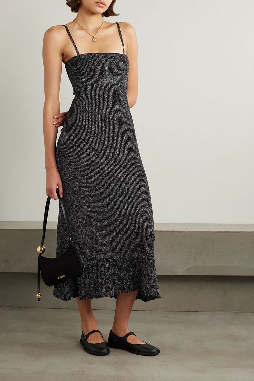 PROENZA SCHOULER LORENIA METALLIC LAMÉ MAXI DRESS