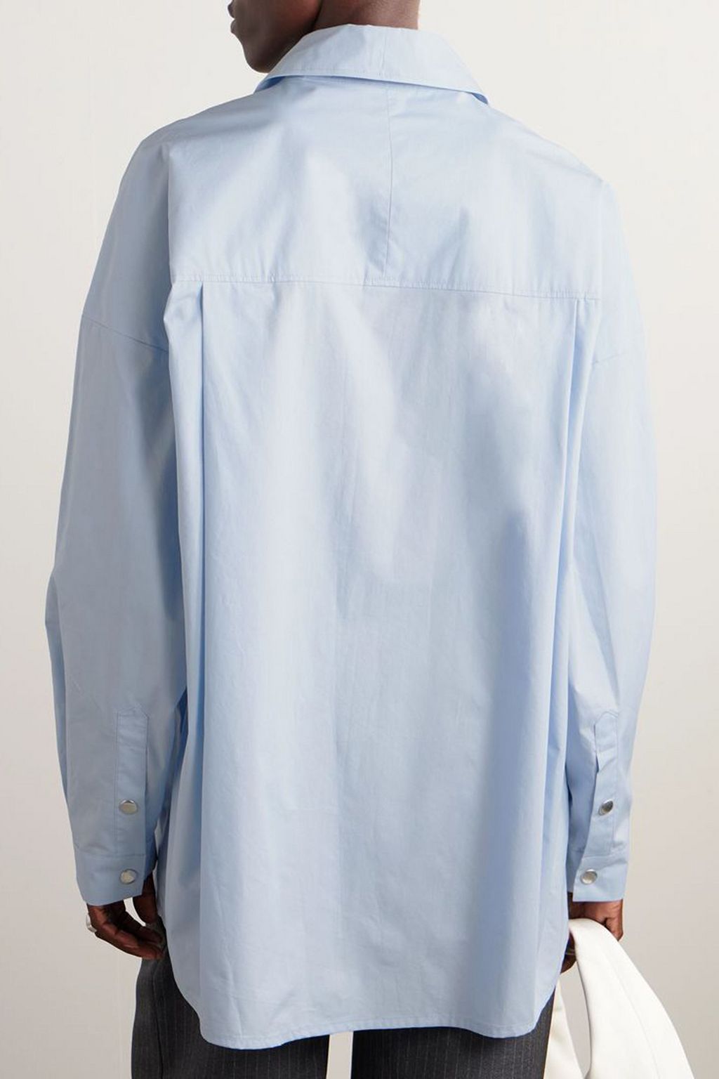 GAUGE81 Cosala striped cotton-poplin shirt
