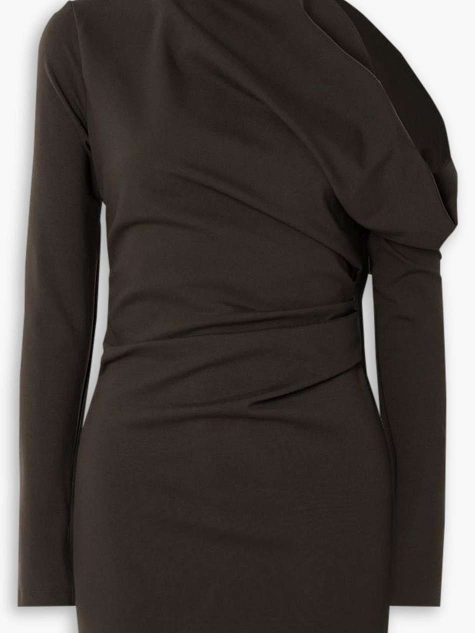 teresa asymmetric stretch-jersey mini dress