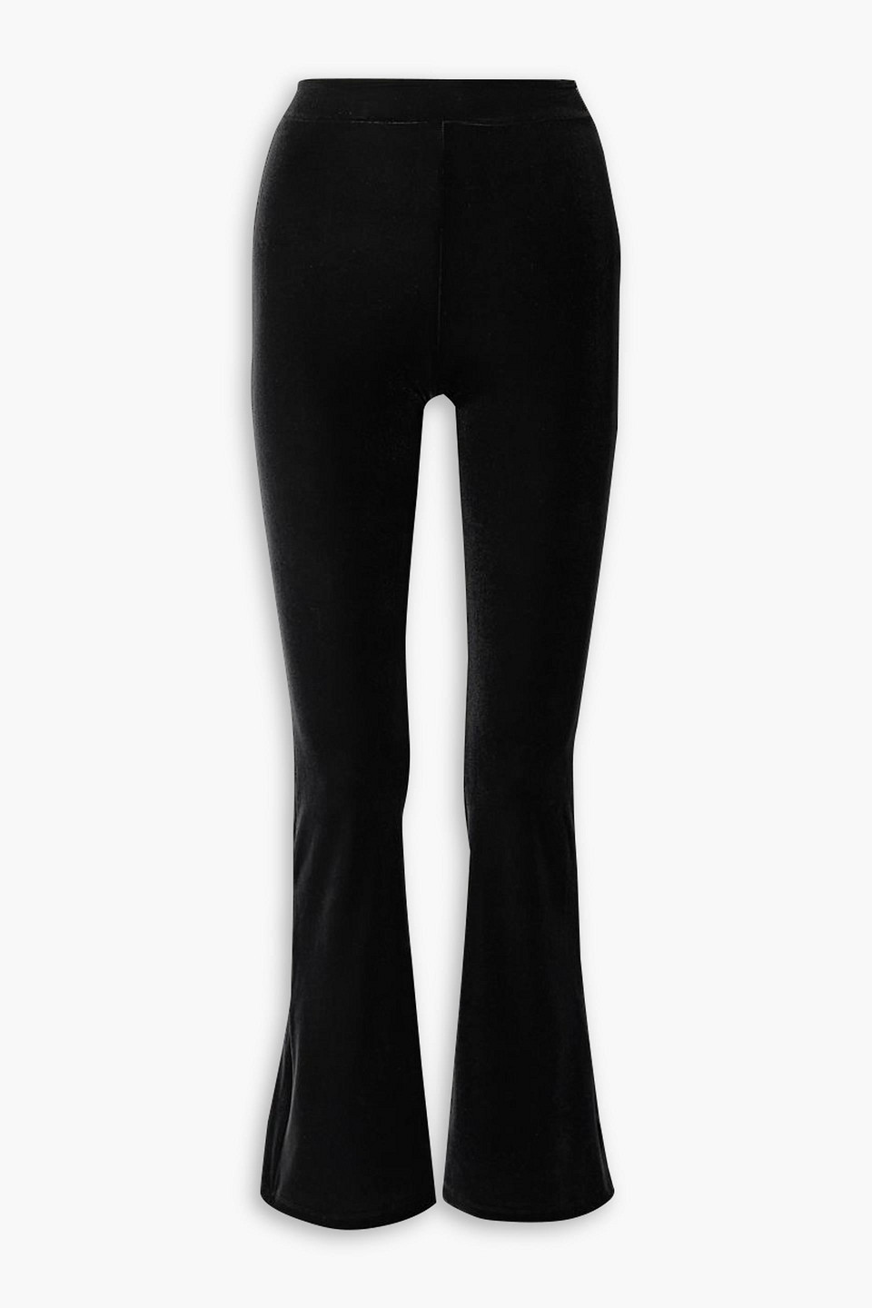 Commando Black Velvet Wide Leg Pant In Black