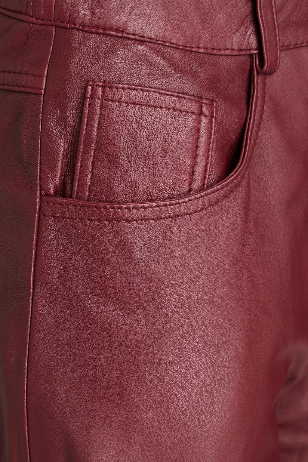 MUUBAA Leather straight-leg pants