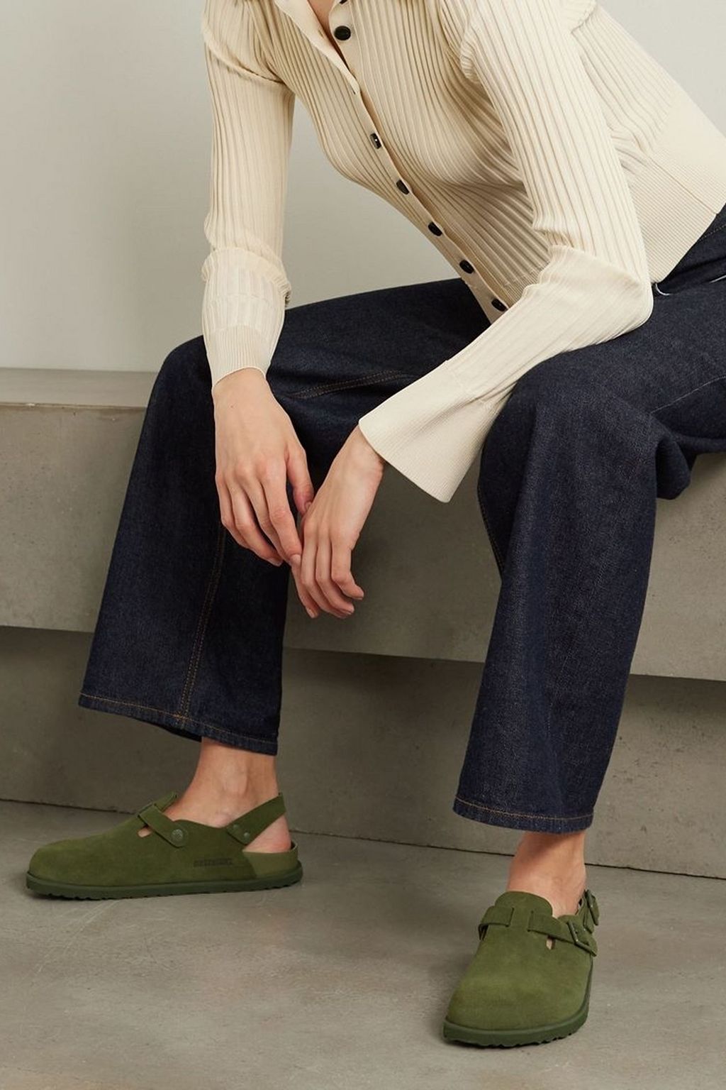 1774 BIRKENSTOCK Tokio suede clogs