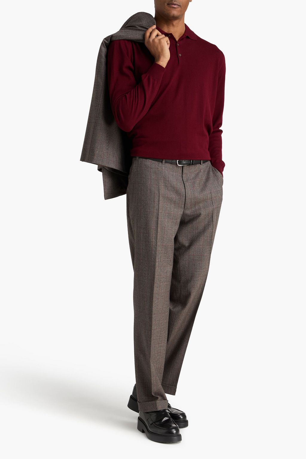 CANALI Cashmere polo sweater