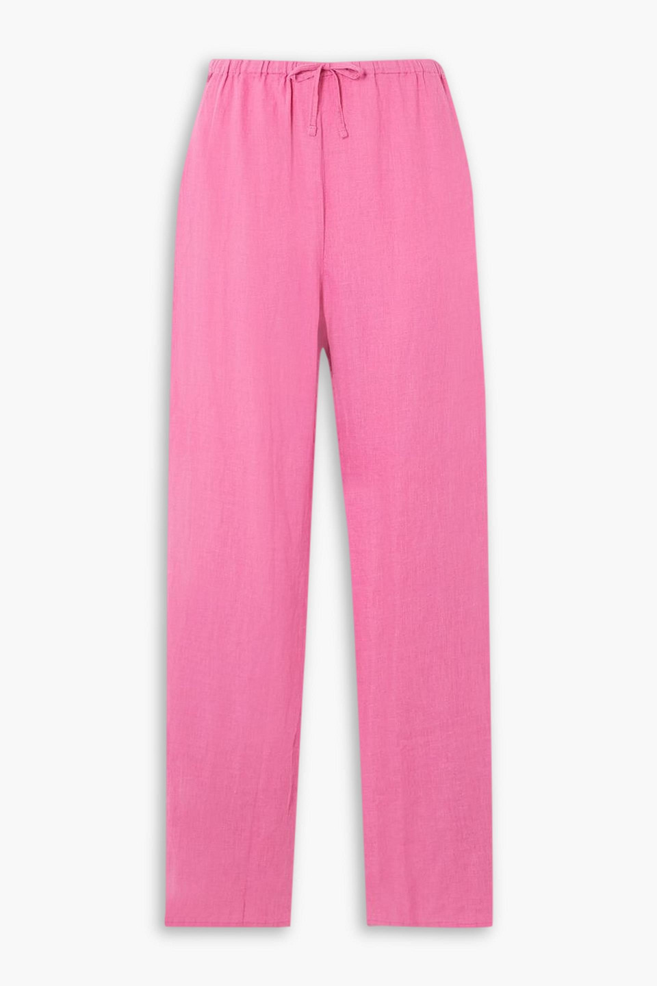 Shop Desmond & Dempsey Linen Pants In Pink