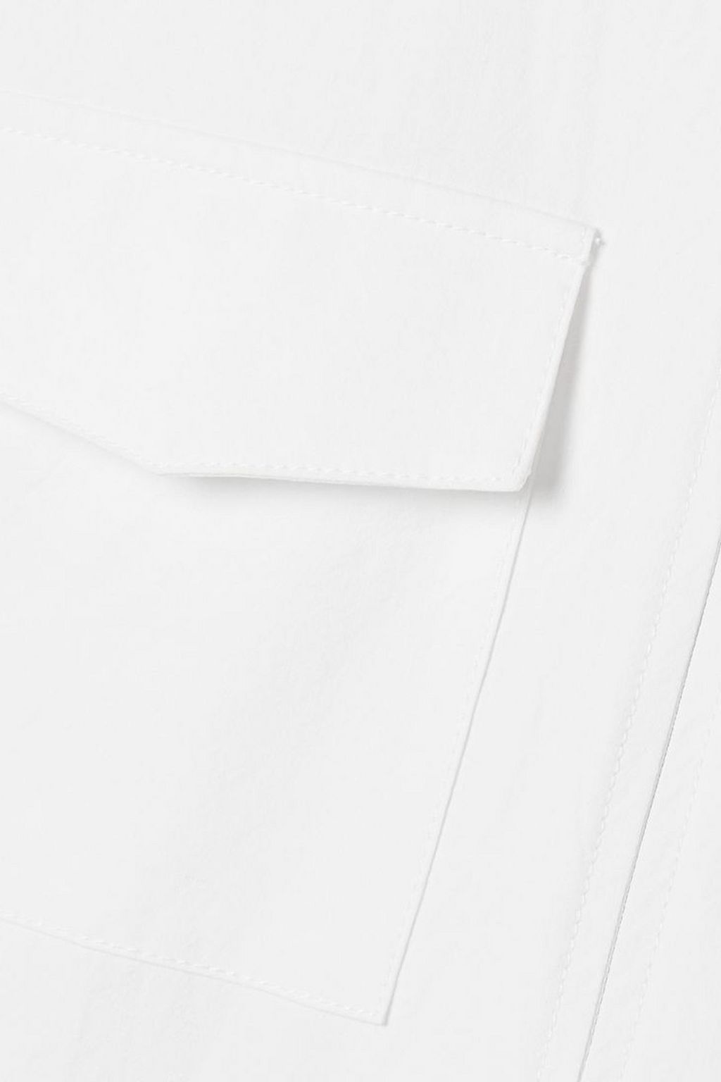 PROENZA SCHOULER PSWL Carmine cotton and hemp-blend mini shirt dress