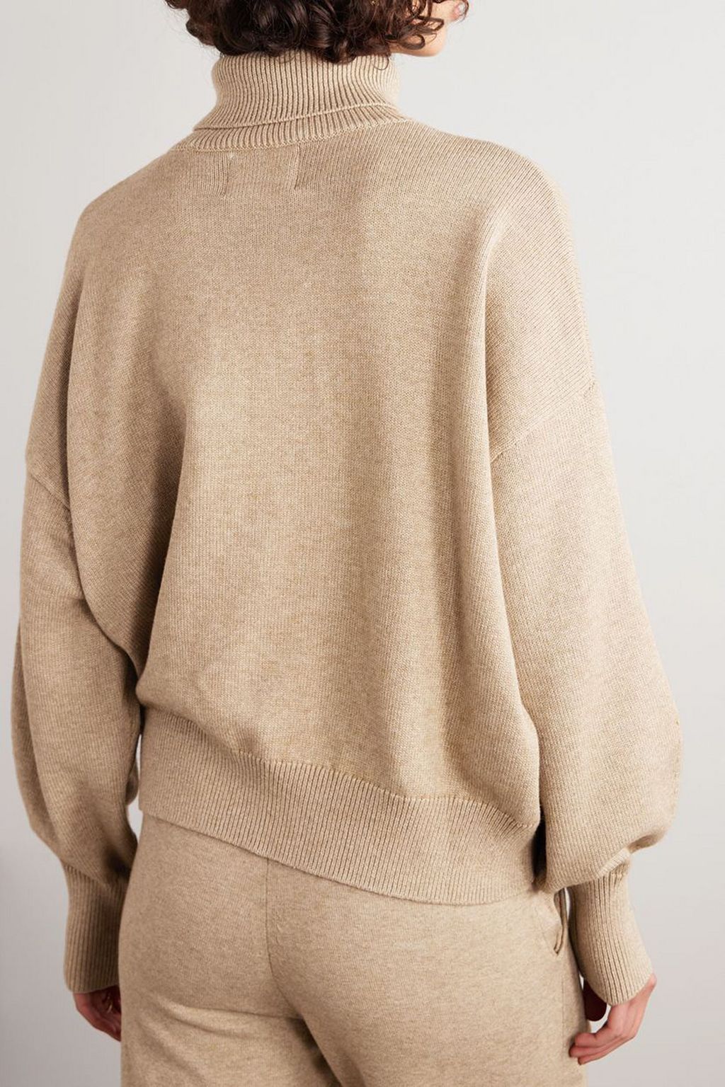 MARANT ÉTOILE Nash intarsia cotton and wool-blend turtleneck sweater