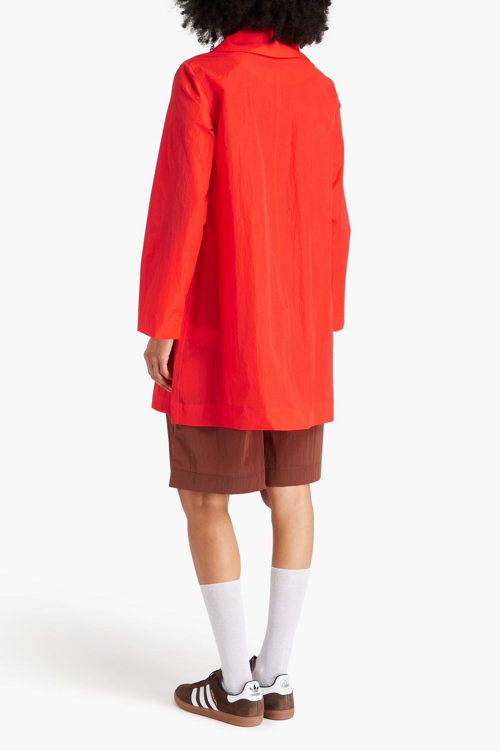 Ganni Multicolor Nylon Rain Coat