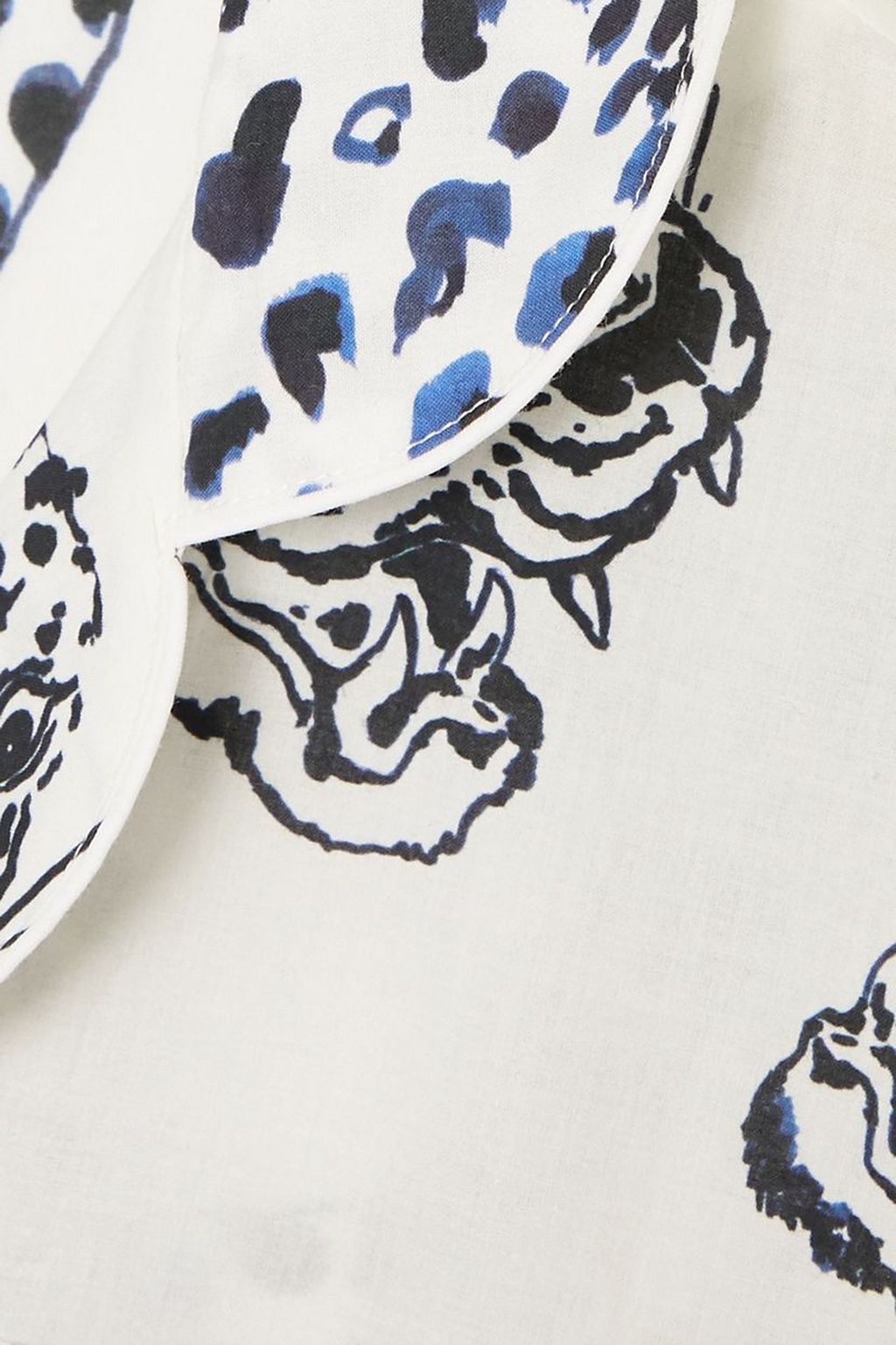 DESMOND & DEMPSEY Jag printed cotton pajama set
