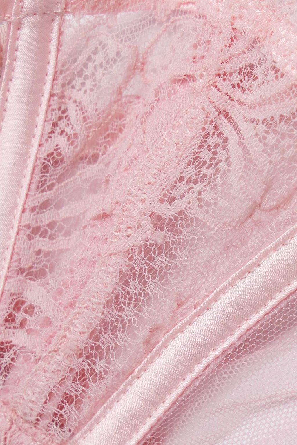 AGENT PROVOCATEUR حمالة صدر بتصميم بالكونيت "روزلين" مُدعّمة بأسلاك سفلية من دانتيل ليفرز والتول بحواف من الساتان