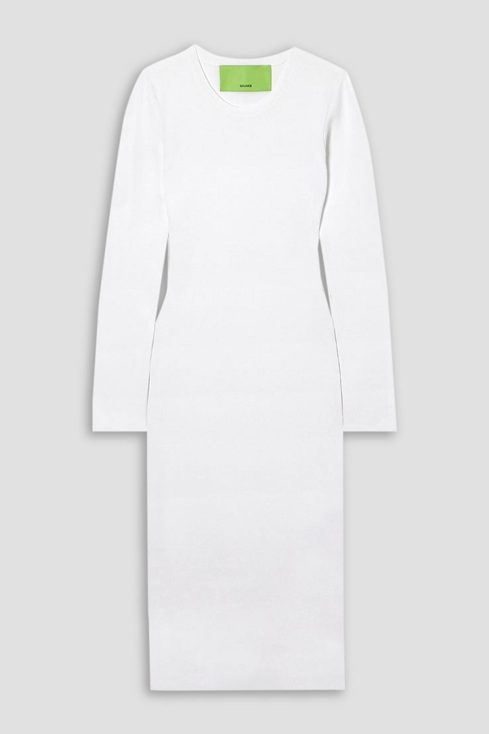 Gauge81 Huela Knitted Midi Dress In White