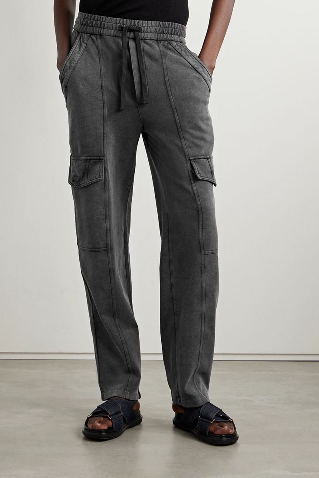 MARANT ÉTOILE Peorana cotton-jersey track pants