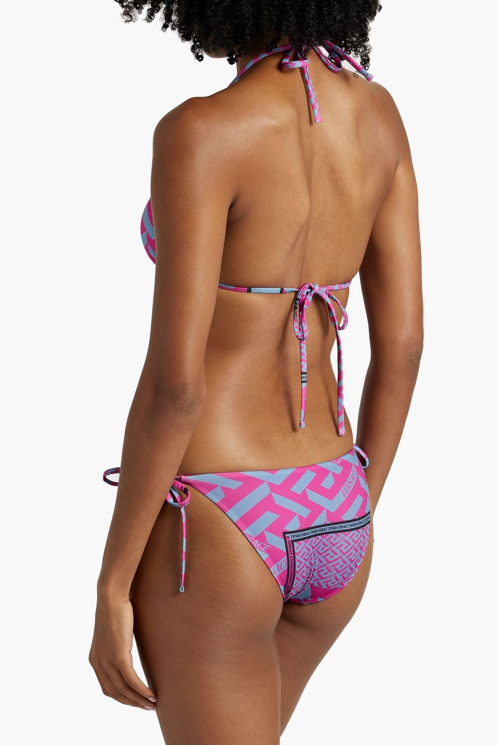 VERSACE Printed low-rise bikini briefs