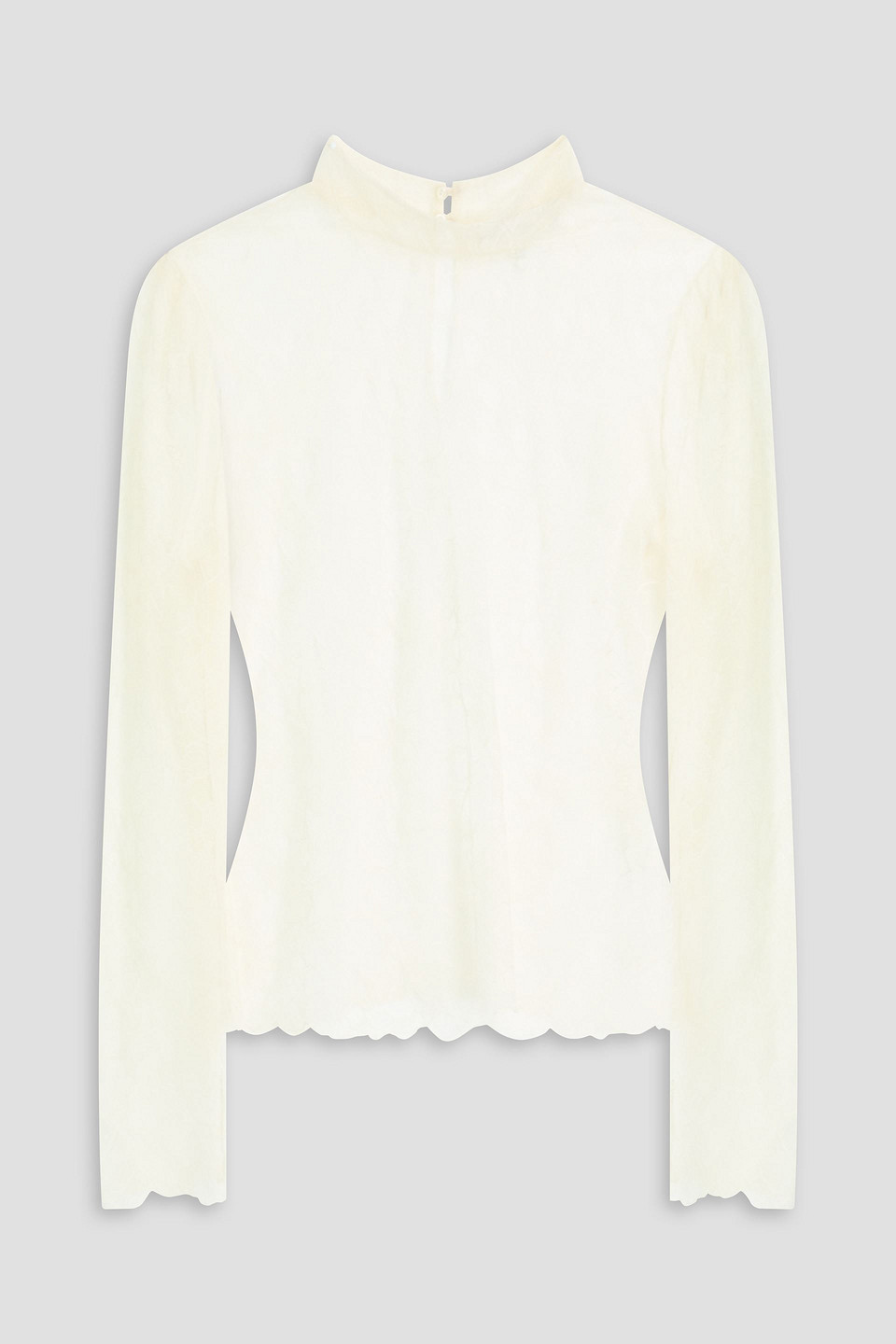 Frame Lace Top In Cream