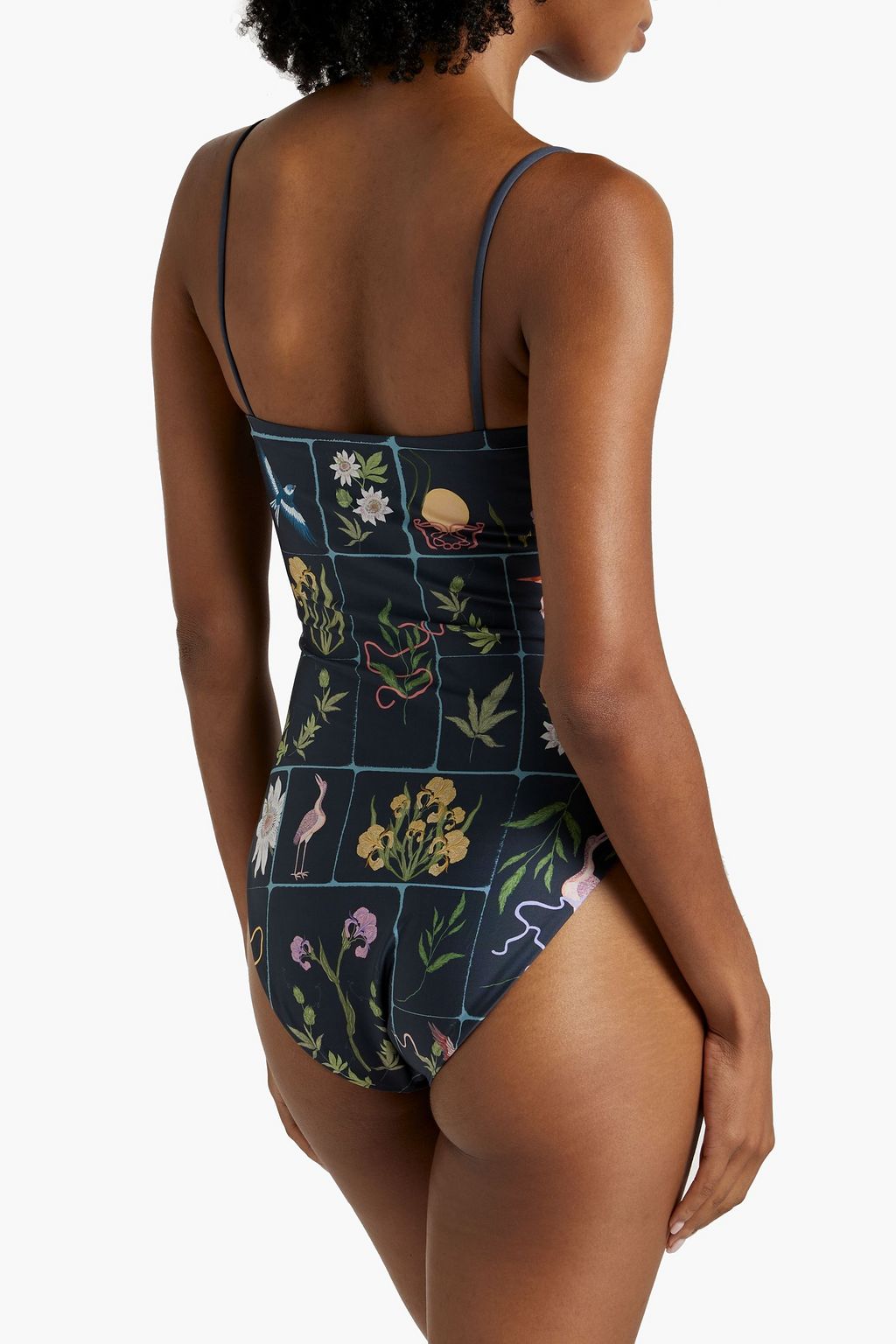 AGUA BY AGUA BENDITA Durazno Paraiso floral-print swimsuit