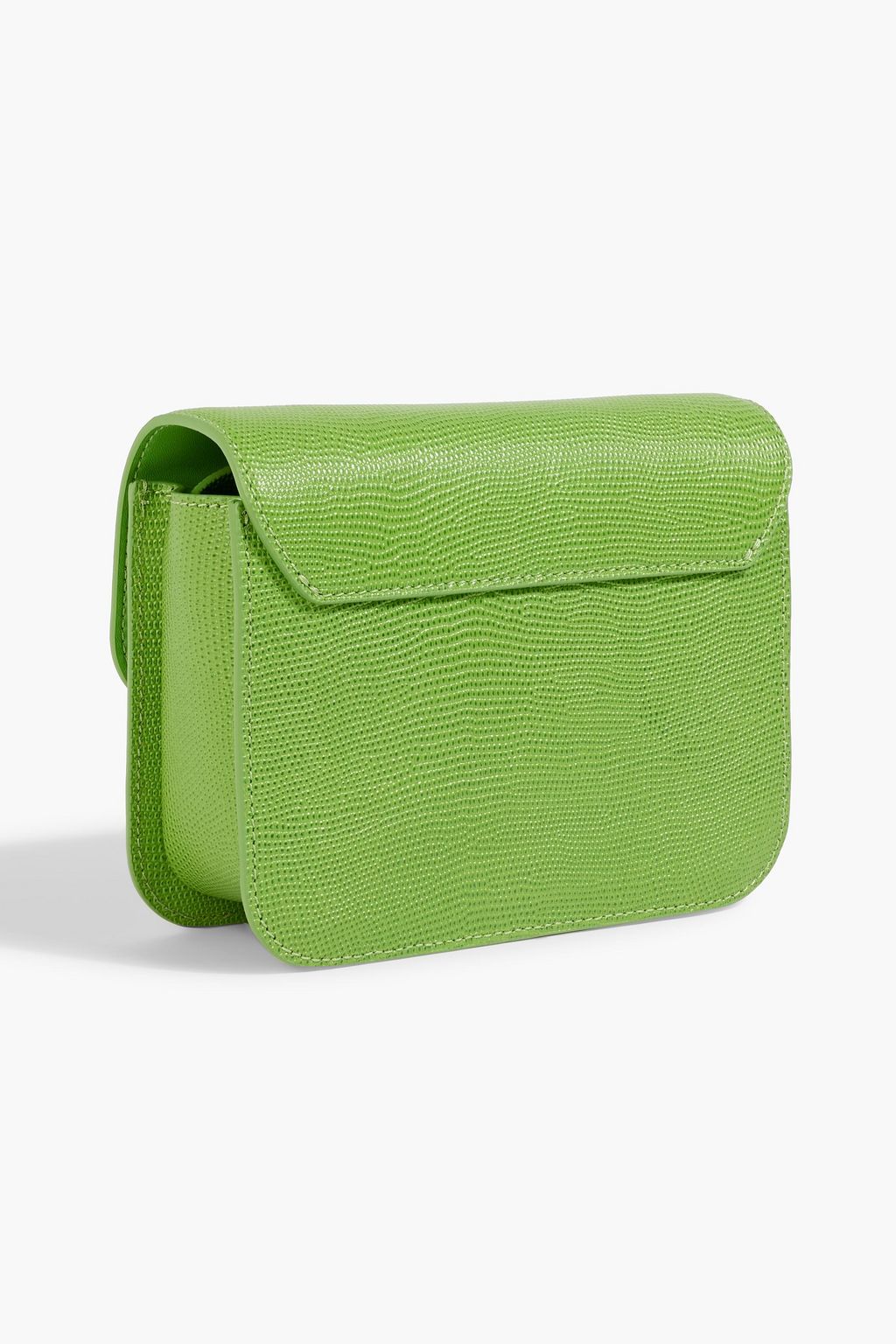 MAJE Lizard-effect leather cross-body bag