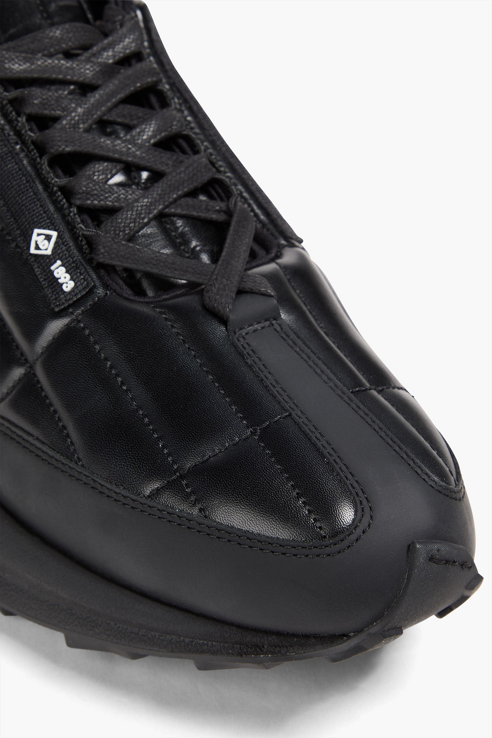 DUNHILL AERIAL GT QUILTED LEATHER SNEAKERS