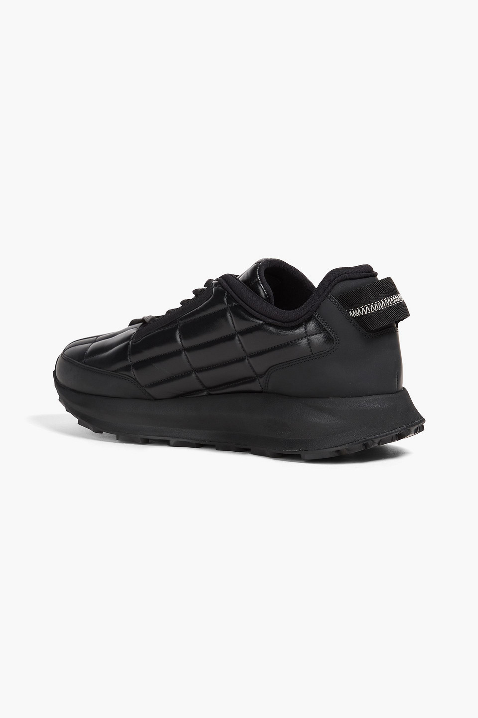 DUNHILL AERIAL GT QUILTED LEATHER SNEAKERS