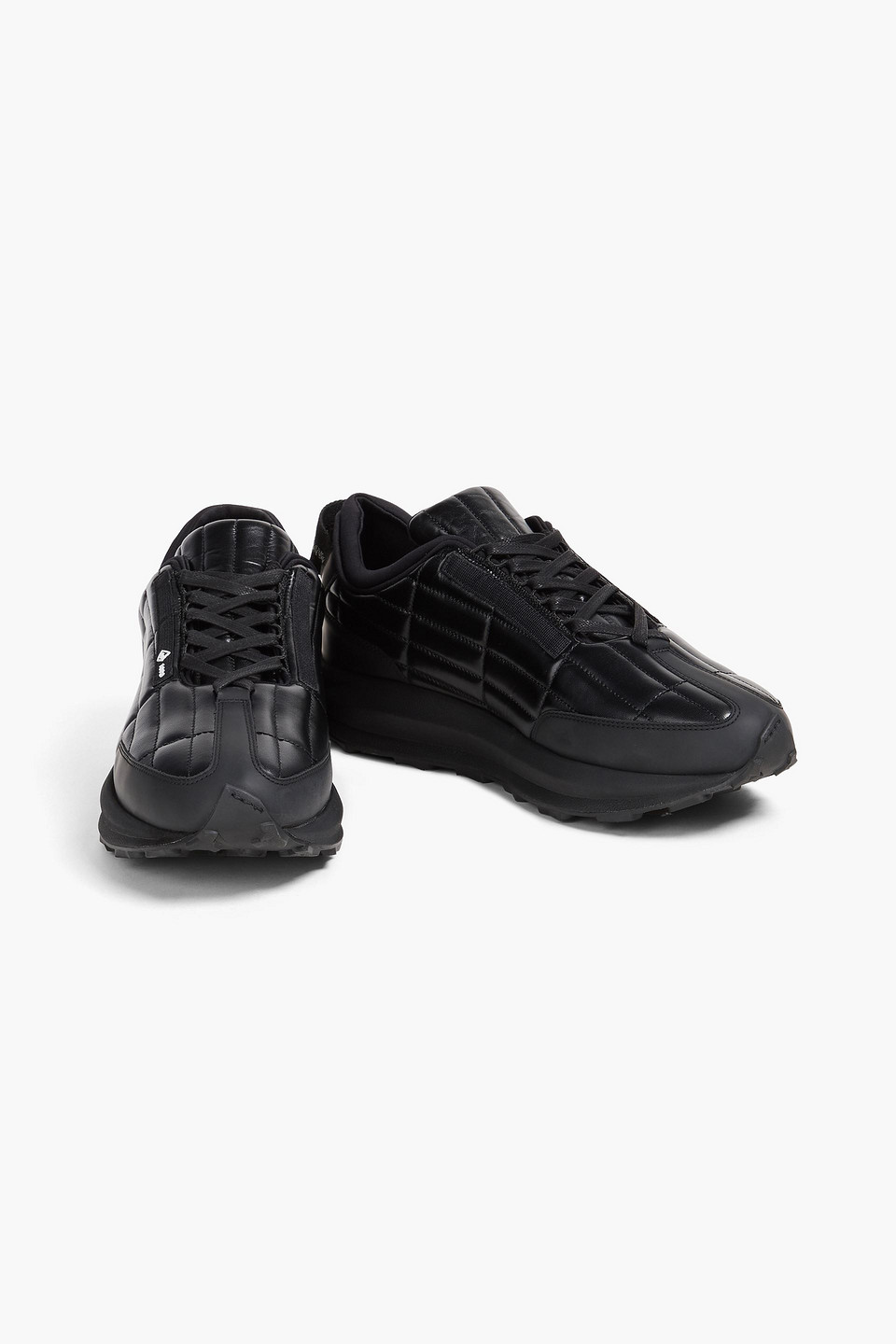 DUNHILL AERIAL GT QUILTED LEATHER SNEAKERS