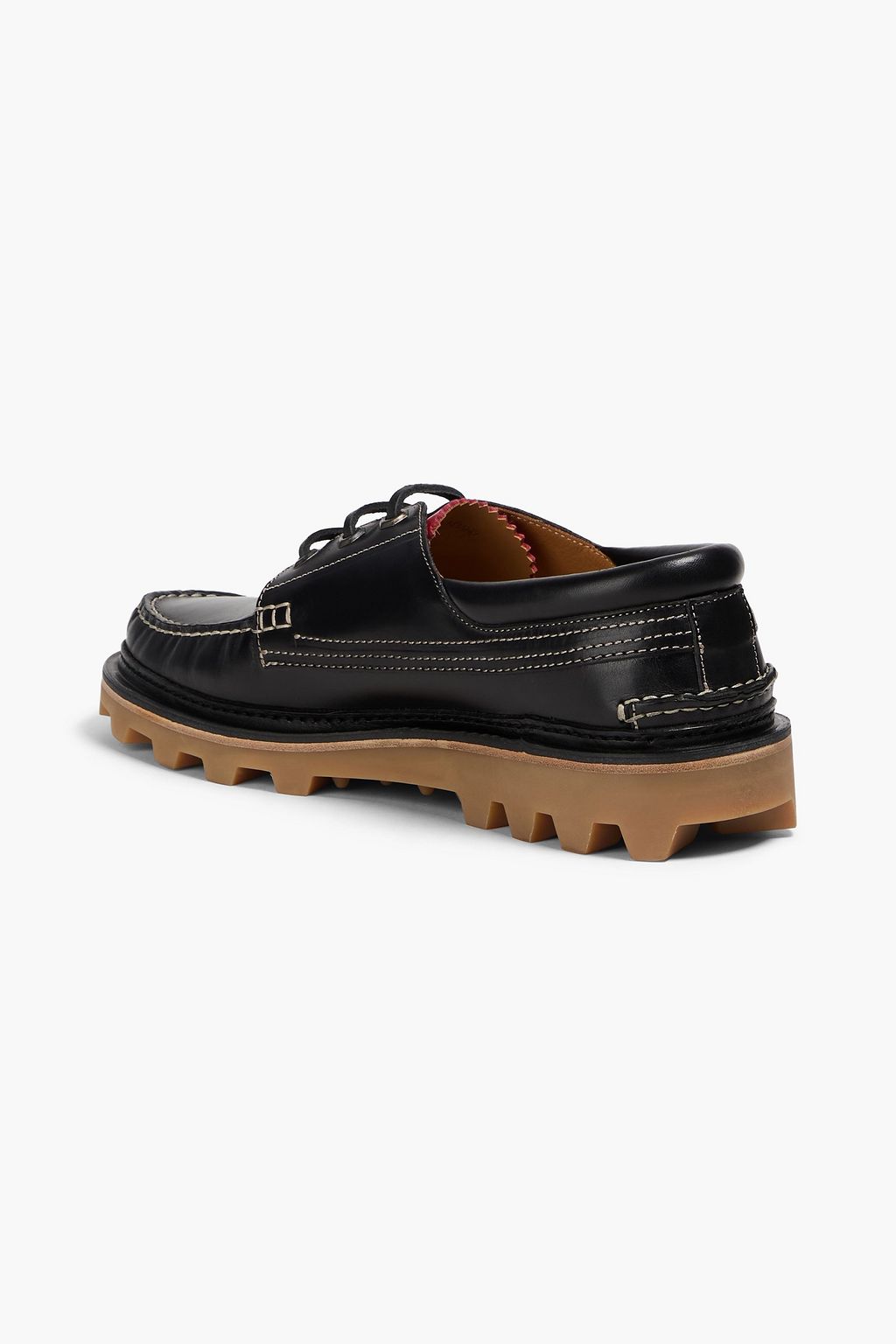 DUNHILL 가죽 보트 슈즈