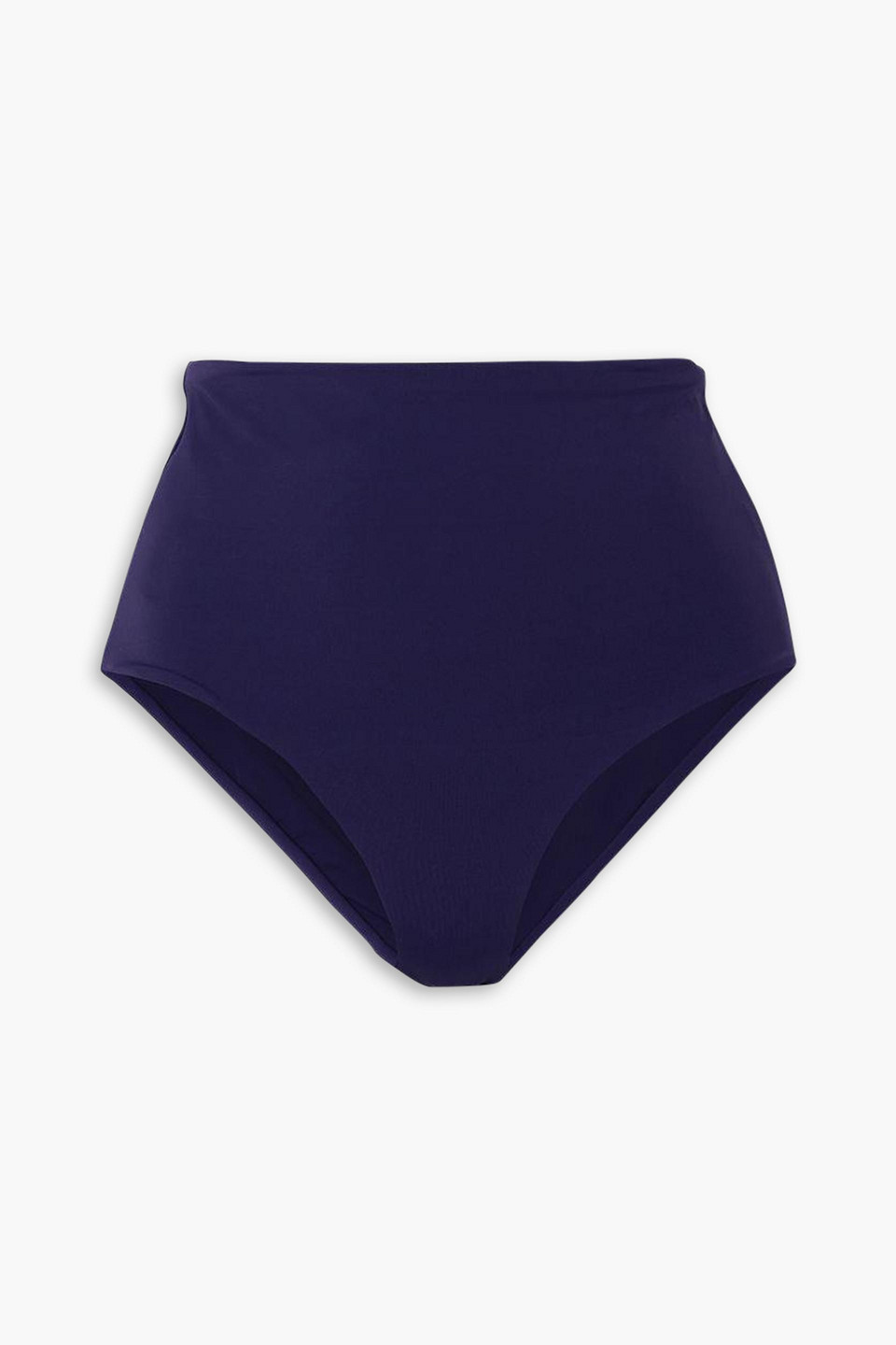 Form And Fold Rise Bikini Briefs In Dark Purple