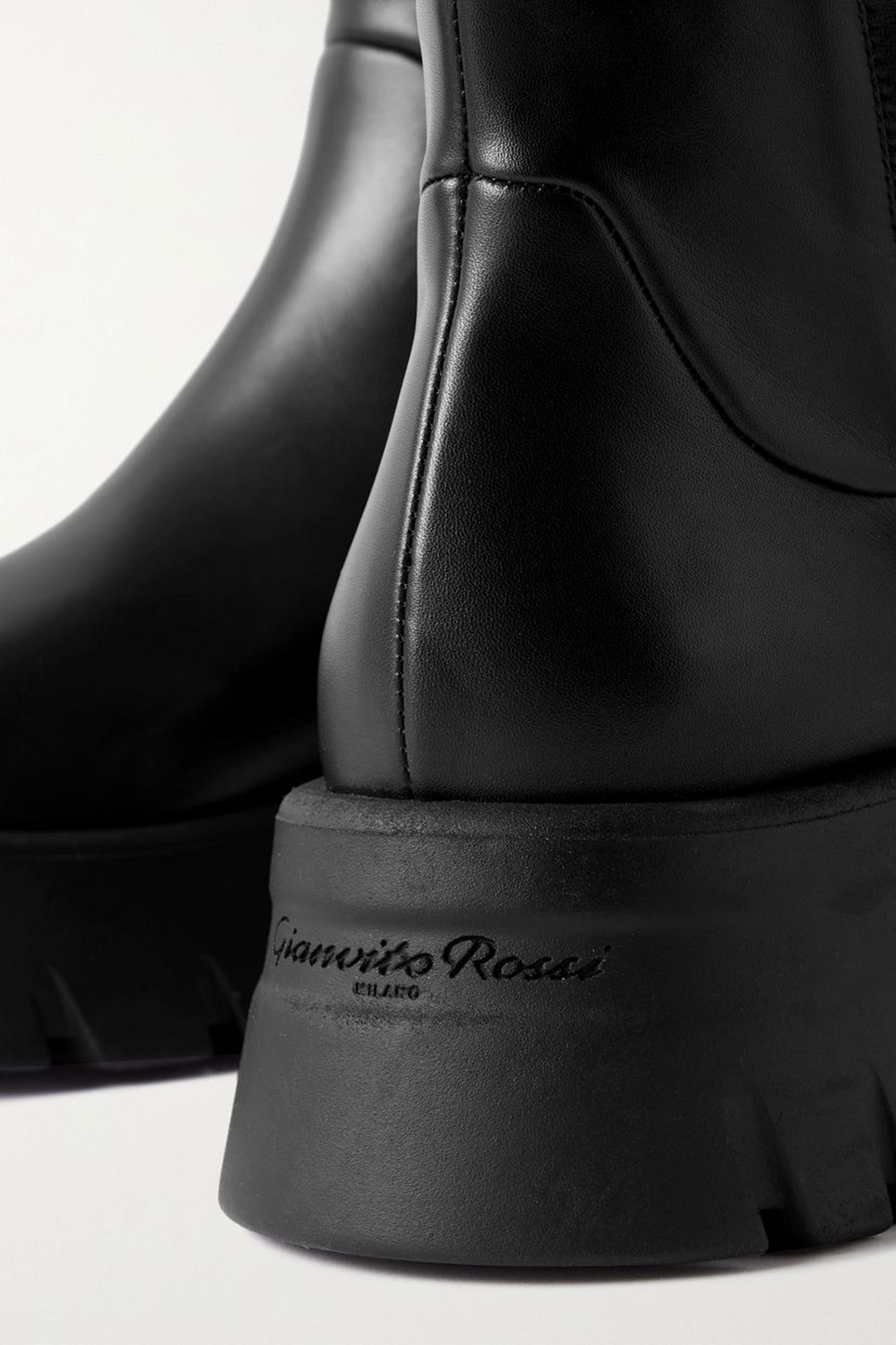 GIANVITO ROSSI - Montey 20 leather knee boots | Plush