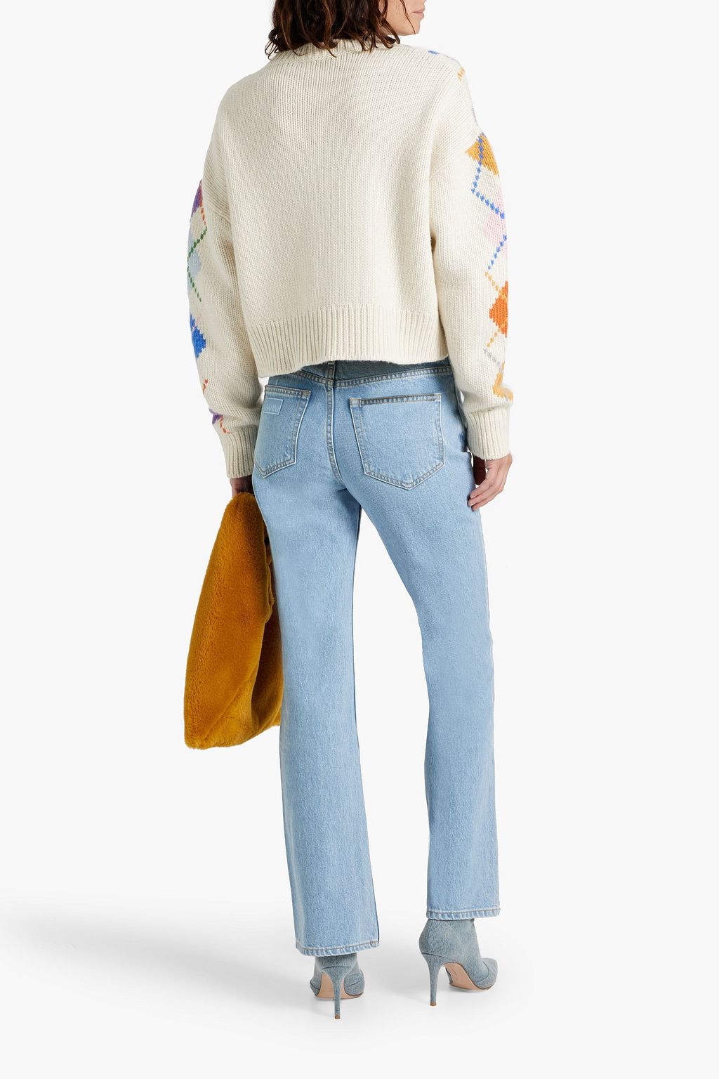 GANNI Betzy high-rise flared jeans
