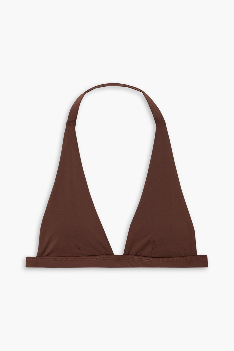 Haight Tina Kunakey Nadia Triangle Bikini Top In Braun