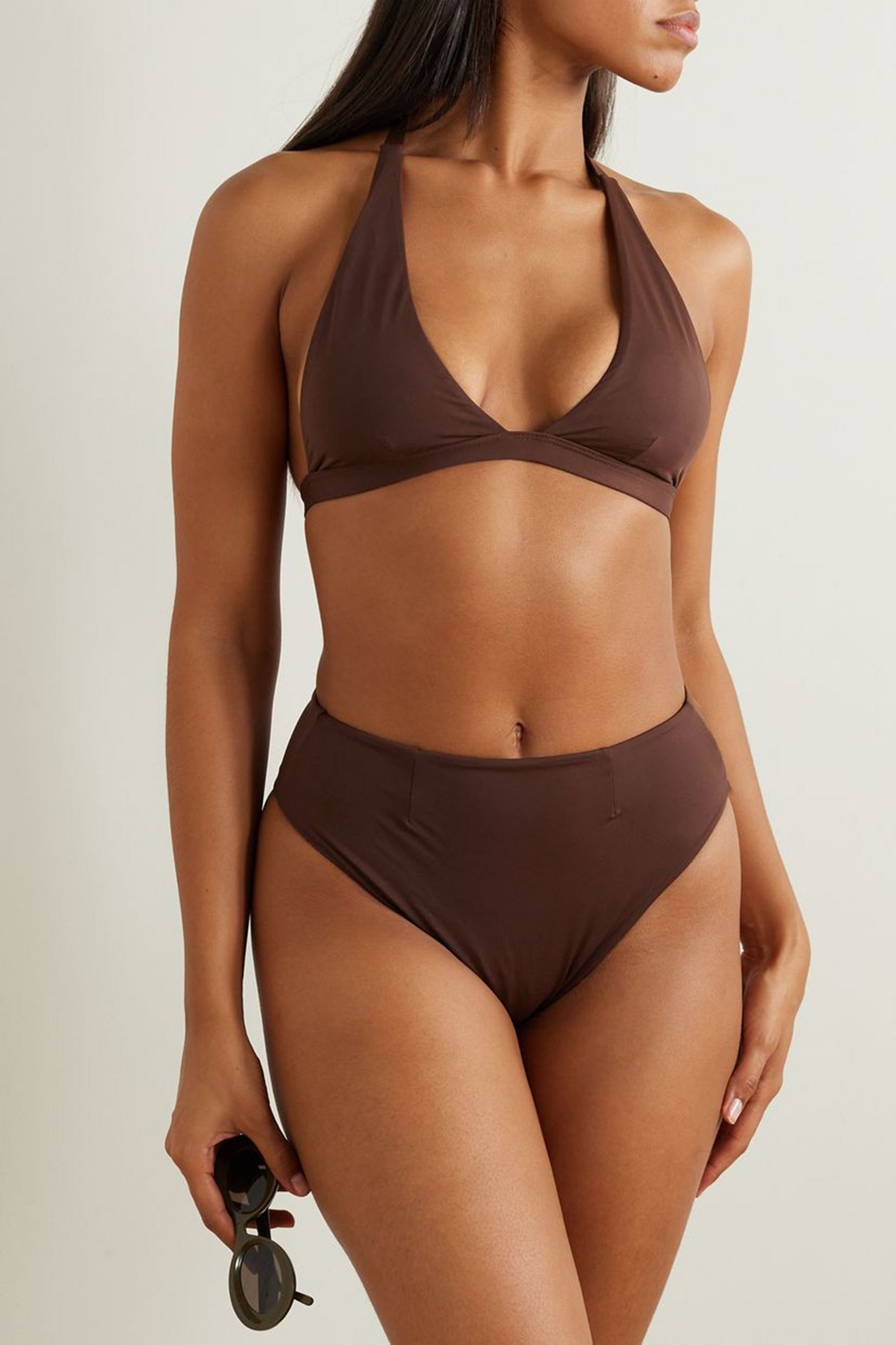 HAIGHT. + Tina Kunakey Nadia triangle bikini top