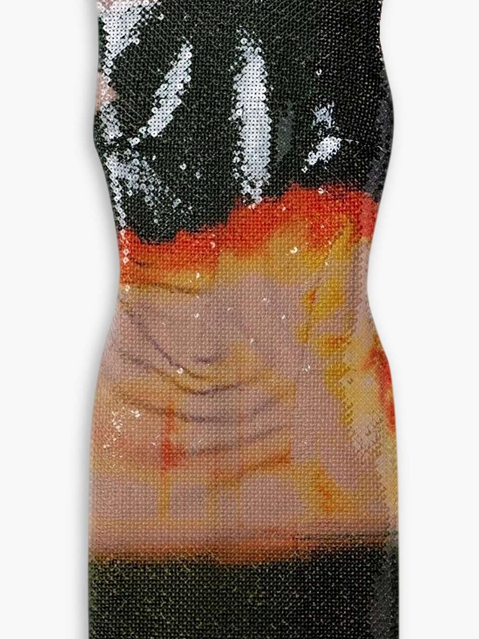 aveo sequined tulle mini dress