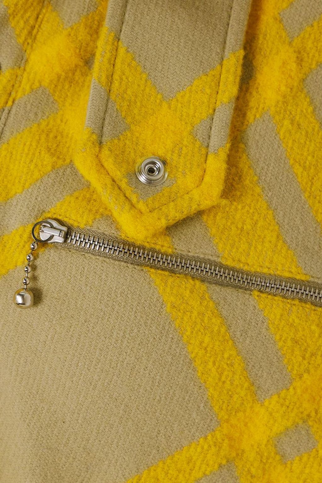 BURBERRY Oversized checked wool-blend bomber jacket