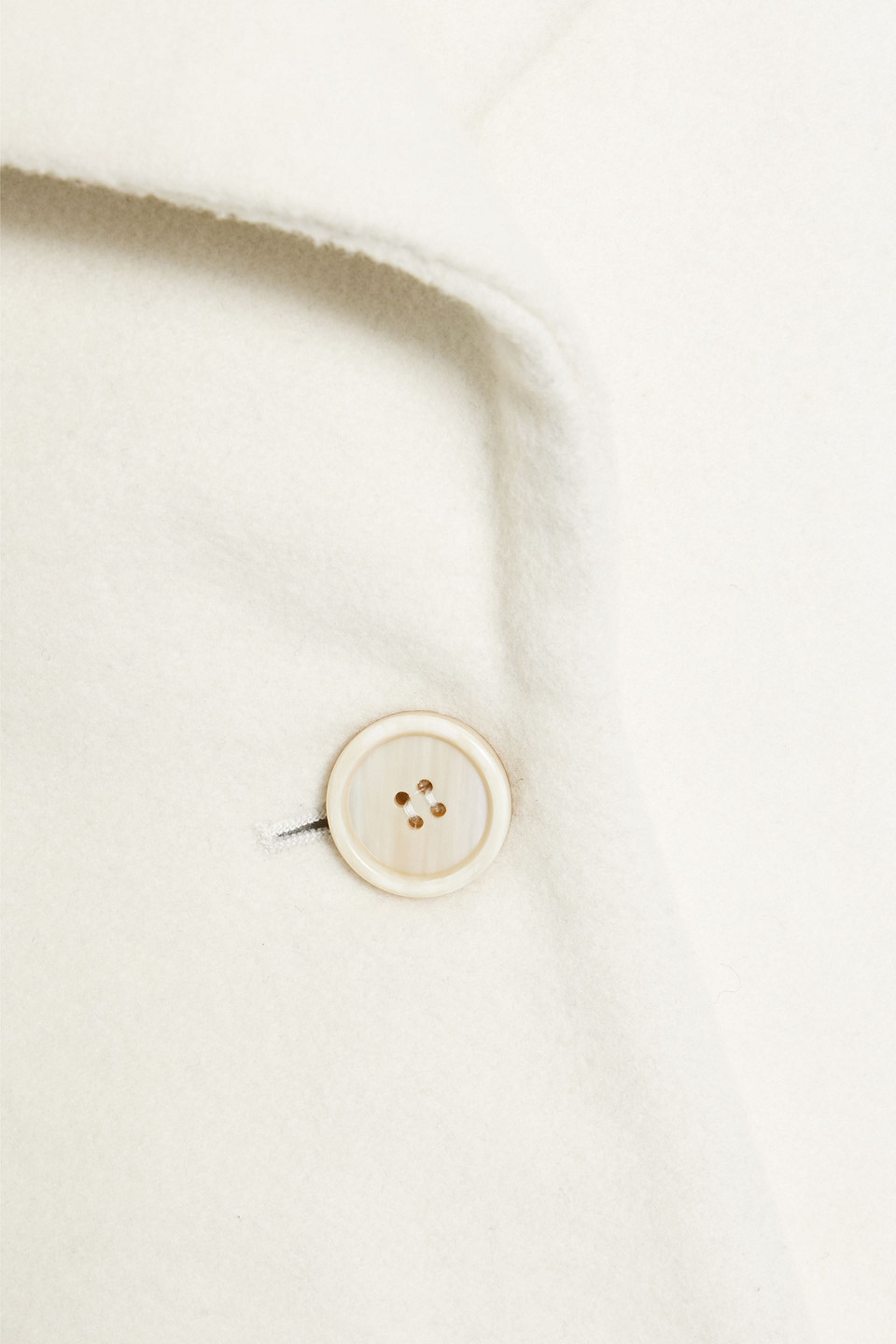 Marni Wool-blend Felt Jacket In Off-white