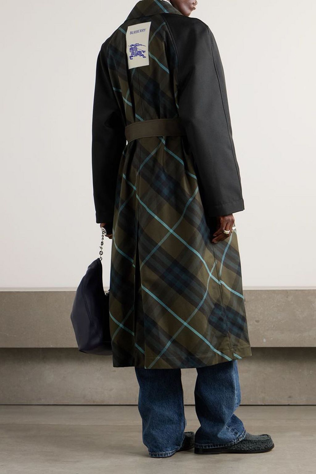BURBERRY Reversible belted cotton-twill trench coat