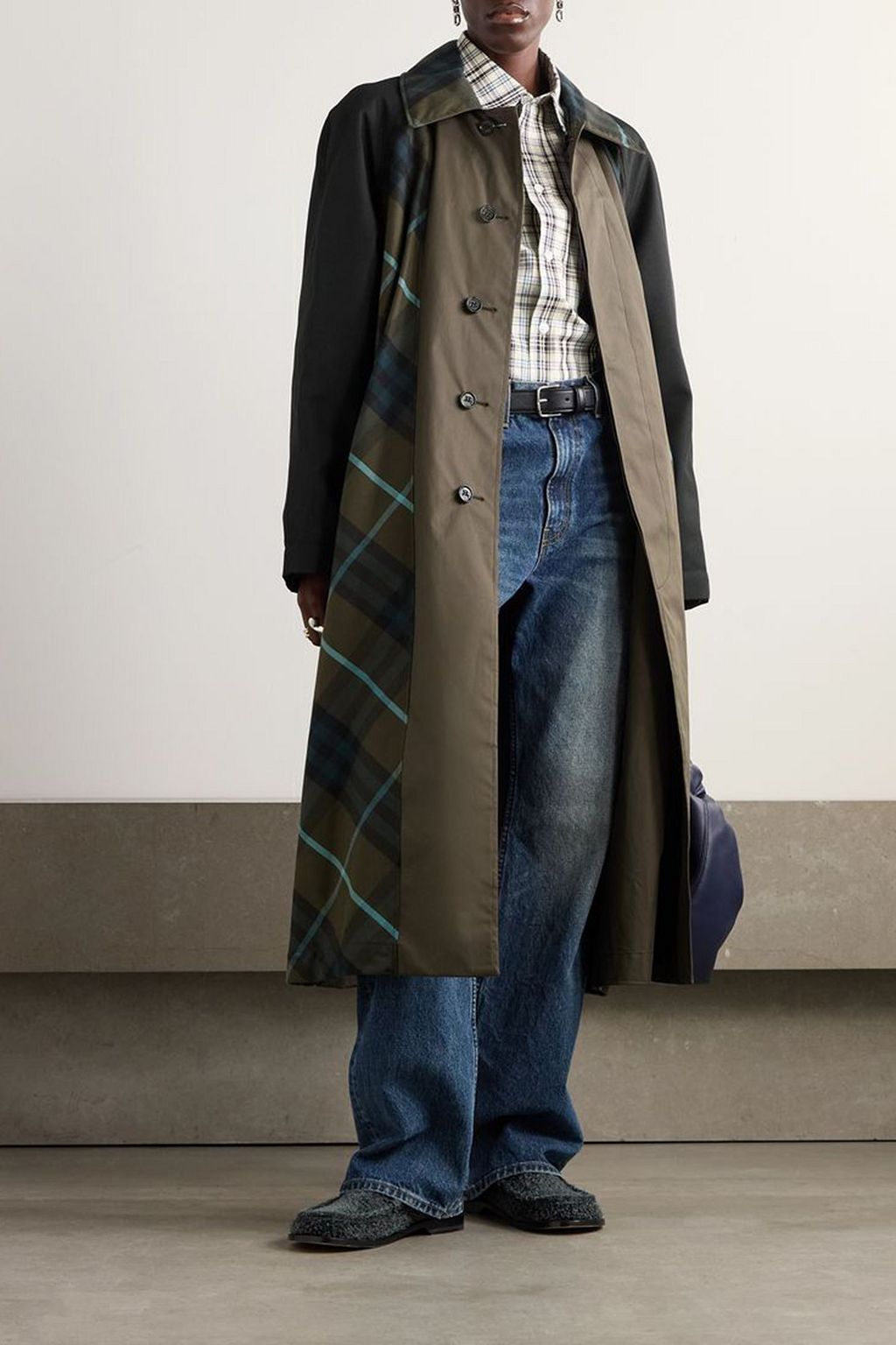 BURBERRY Reversible belted cotton-twill trench coat