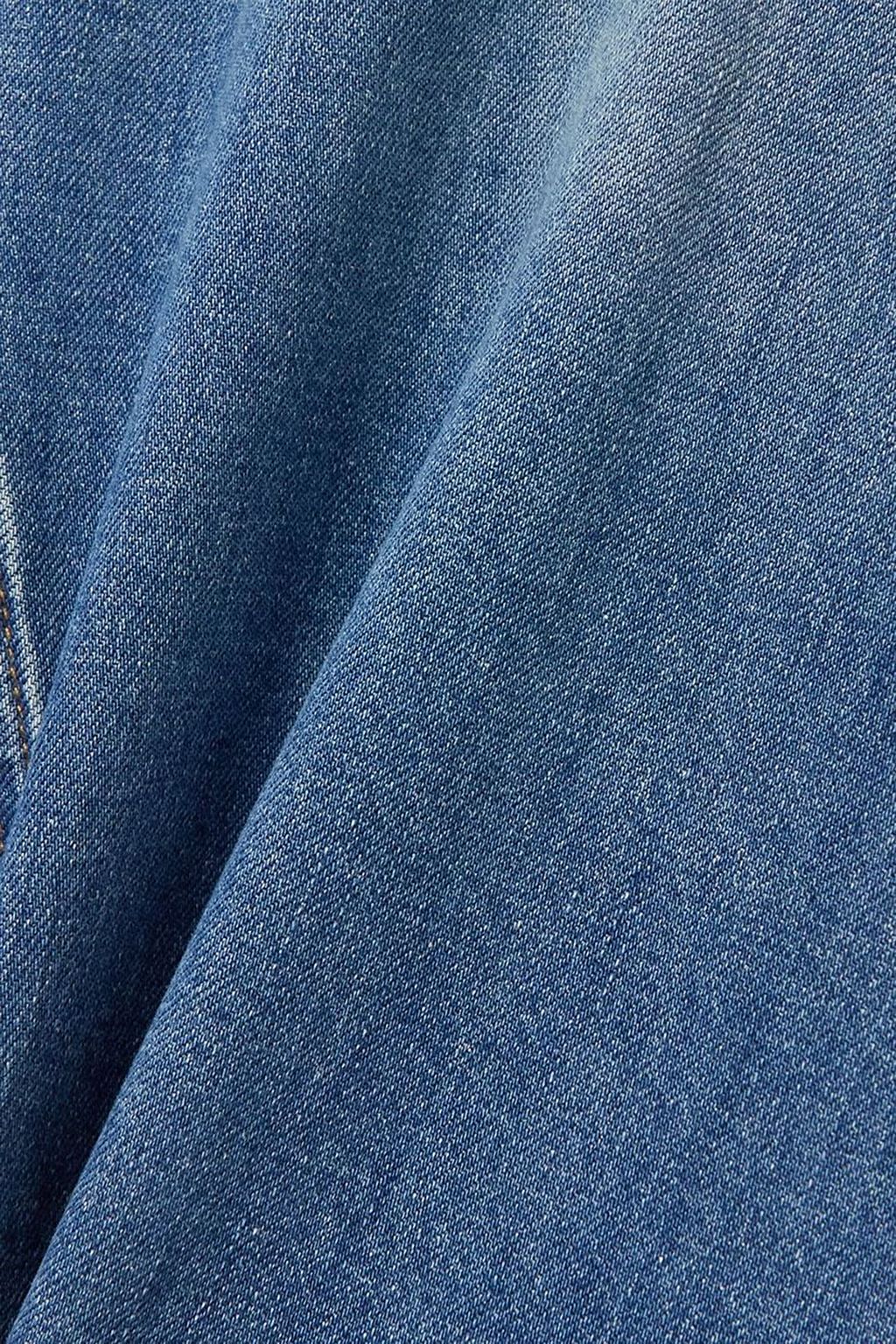 BURBERRY Pleated paneled denim maxi skirt