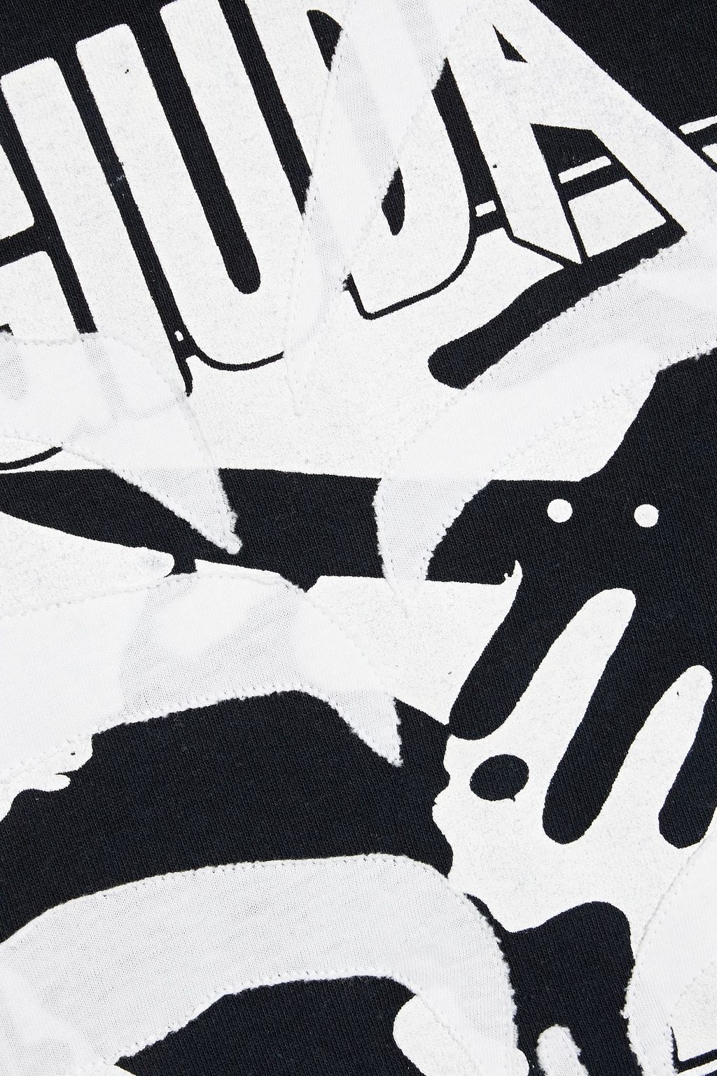 CONNER IVES Appliquéd printed cotton-jersey T-shirt