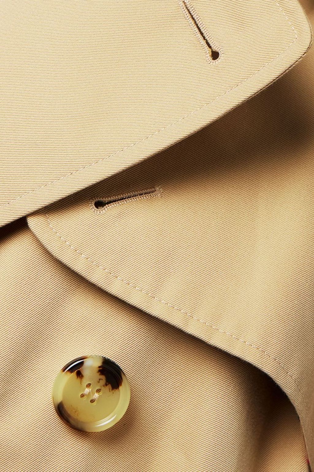 BURBERRY Double-breasted cotton-gabardine trench coat