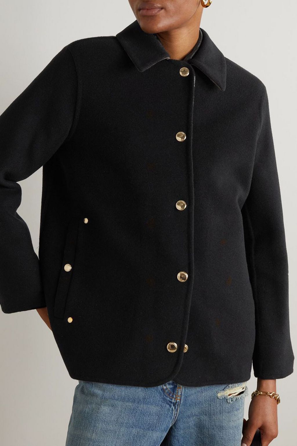 BURBERRY Reversible wool jacket