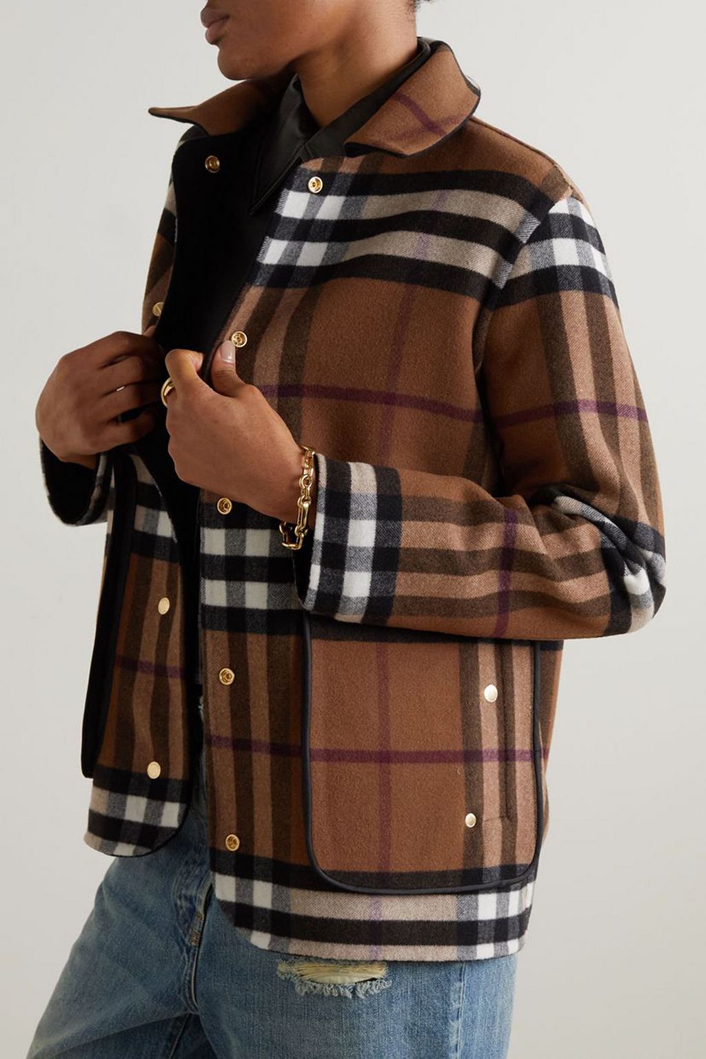 BURBERRY Reversible wool jacket