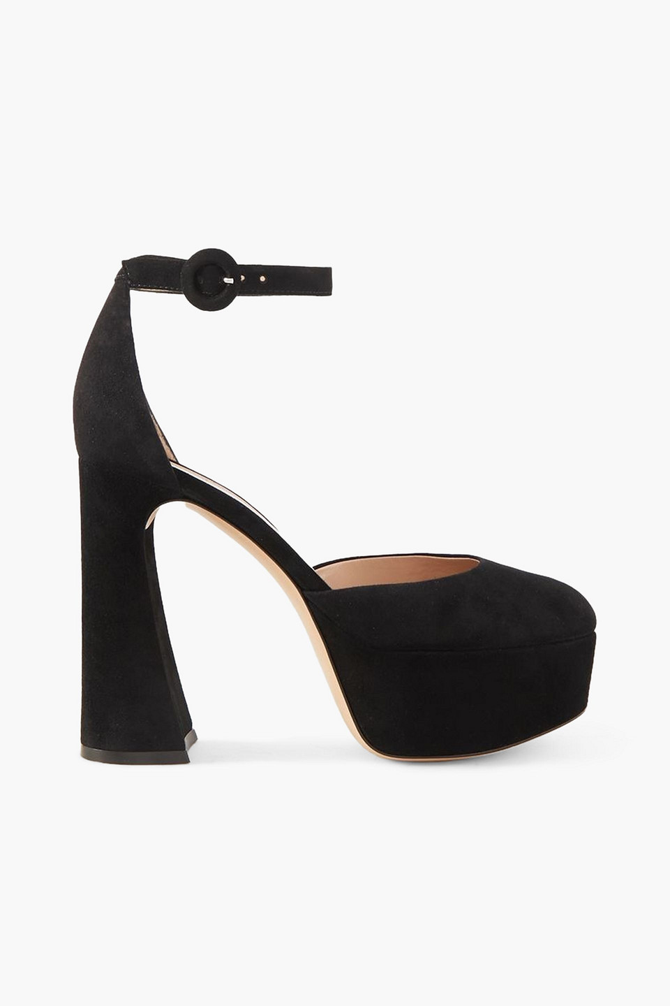 120 Holly suede platform pumps