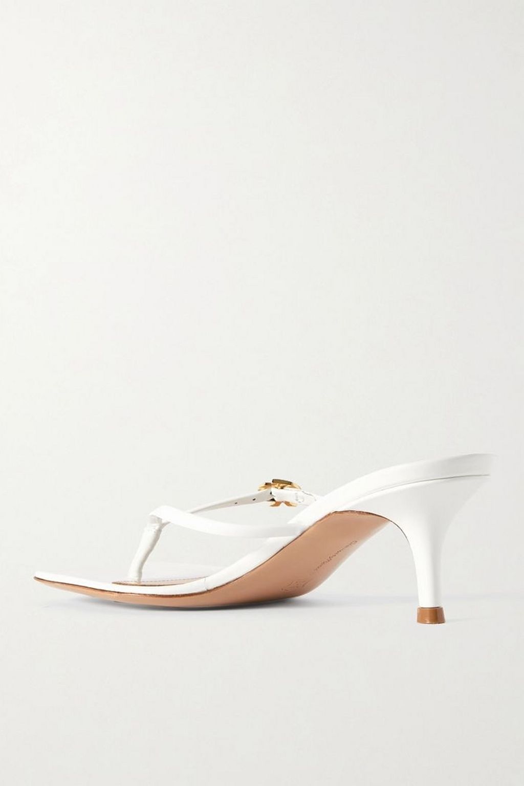 GIANVITO ROSSI Vernice 55 buckled leather mules