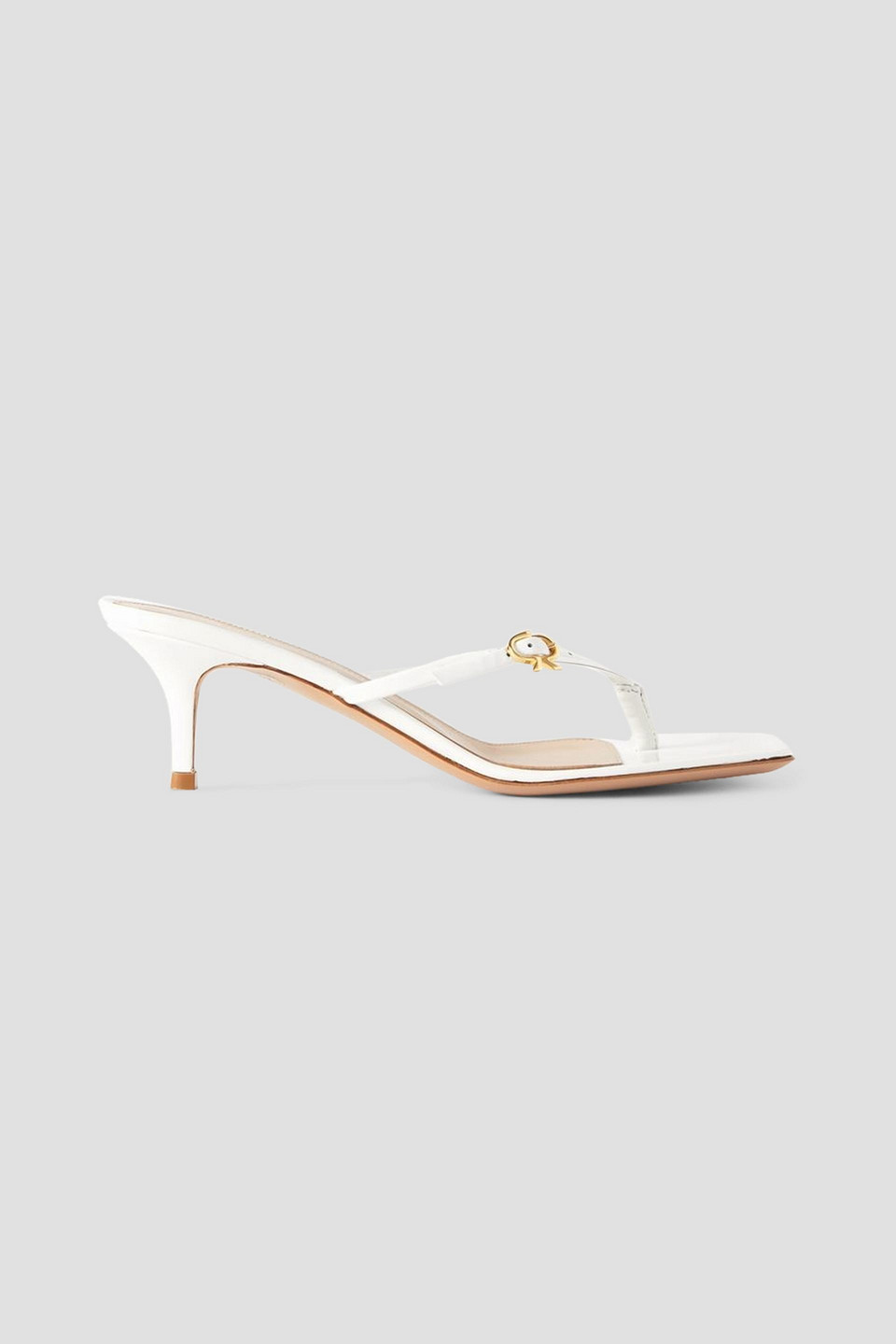 Vernice 55 buckled leather mules