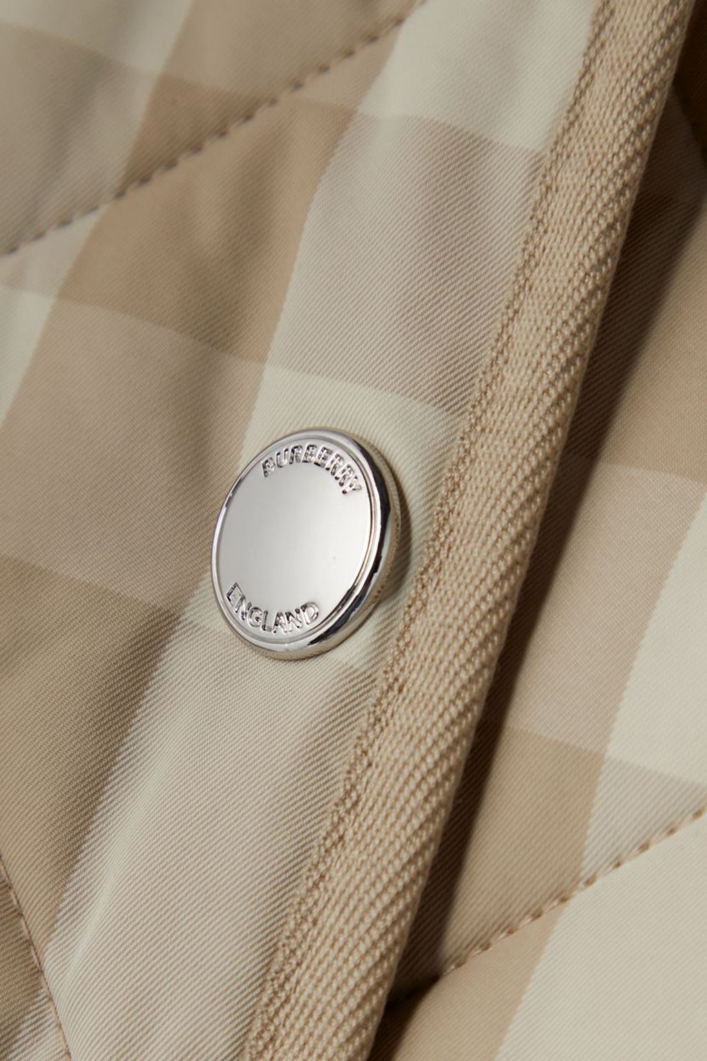 BURBERRY キルティングギャバジン ジャケット チェック柄