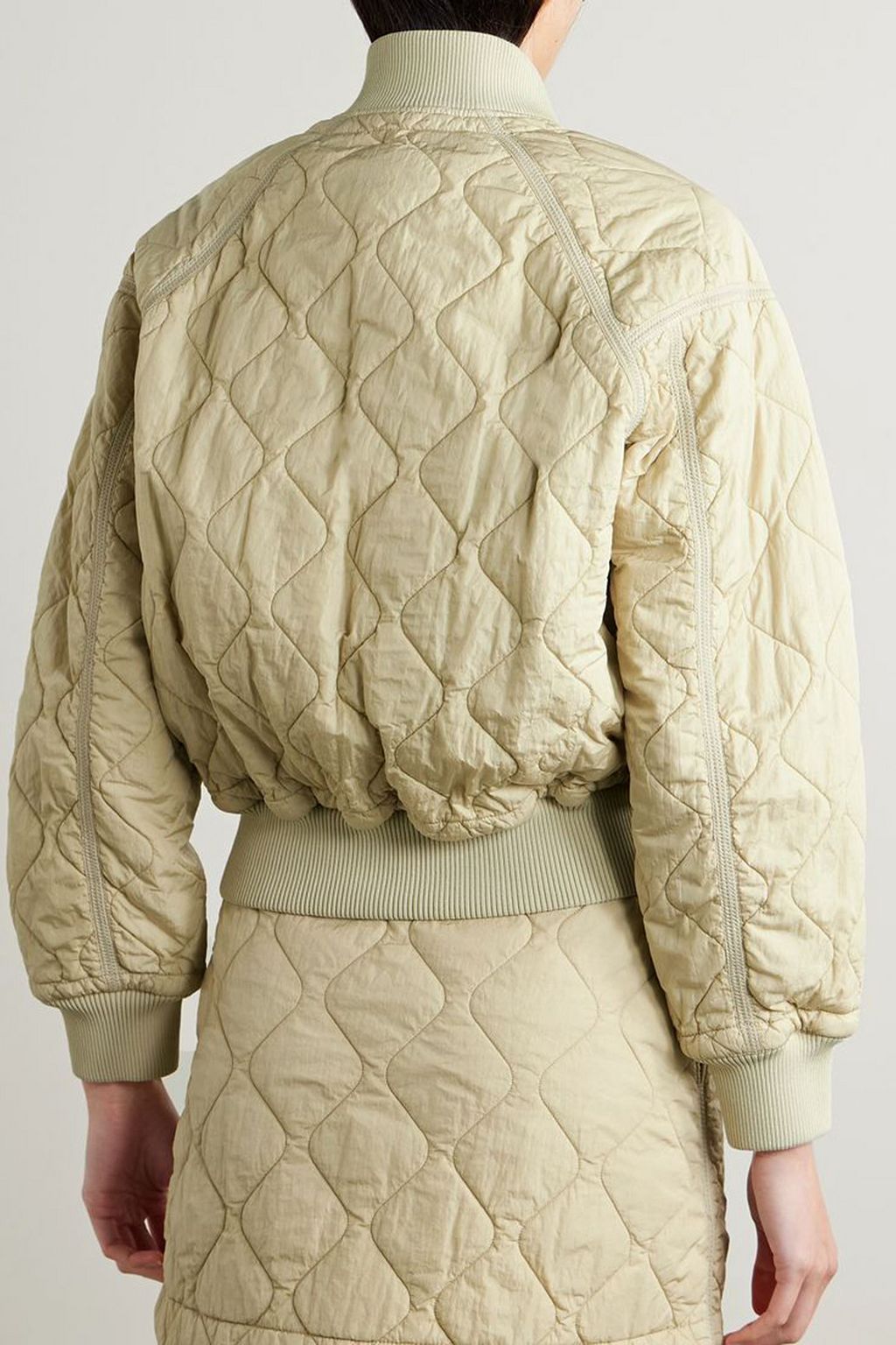BURBERRY Quilted crinkled-shell jacket