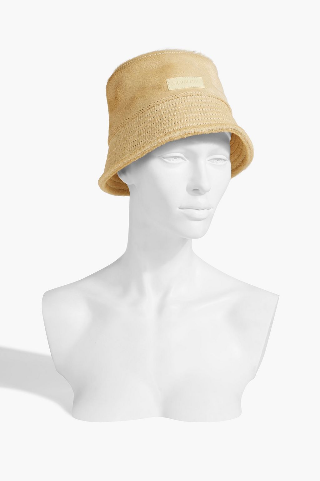JACQUEMUS Le Bob Sperone calf hair bucket hat